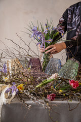 Lilac Kugel Cone Vase