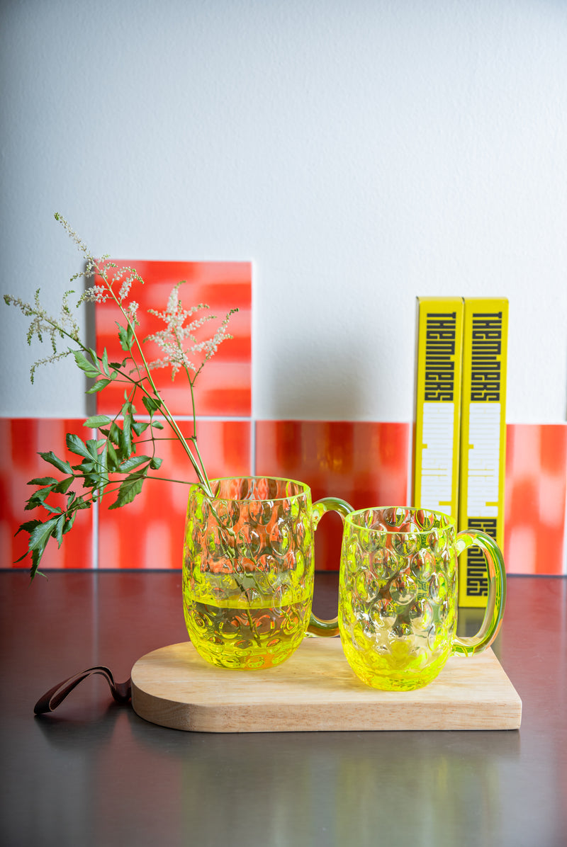 Small Beer Mug Neon Citrine