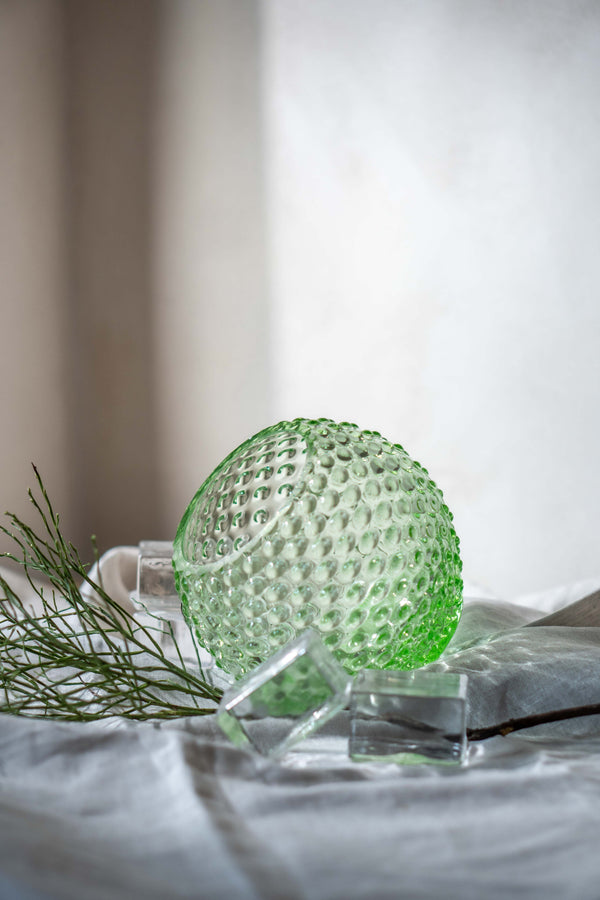 Light Green Hobnail Vase