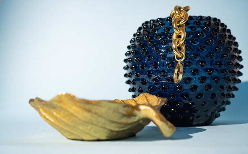 Royal Blue Hobnail Vase - KLIMCHI