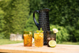 Black Smoke Hobnail Jug Tall - KLIMCHI