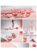 SHADOWS <br> High Ball Glass in Suede Pink <br> (Set of 2) - KLIMCHI