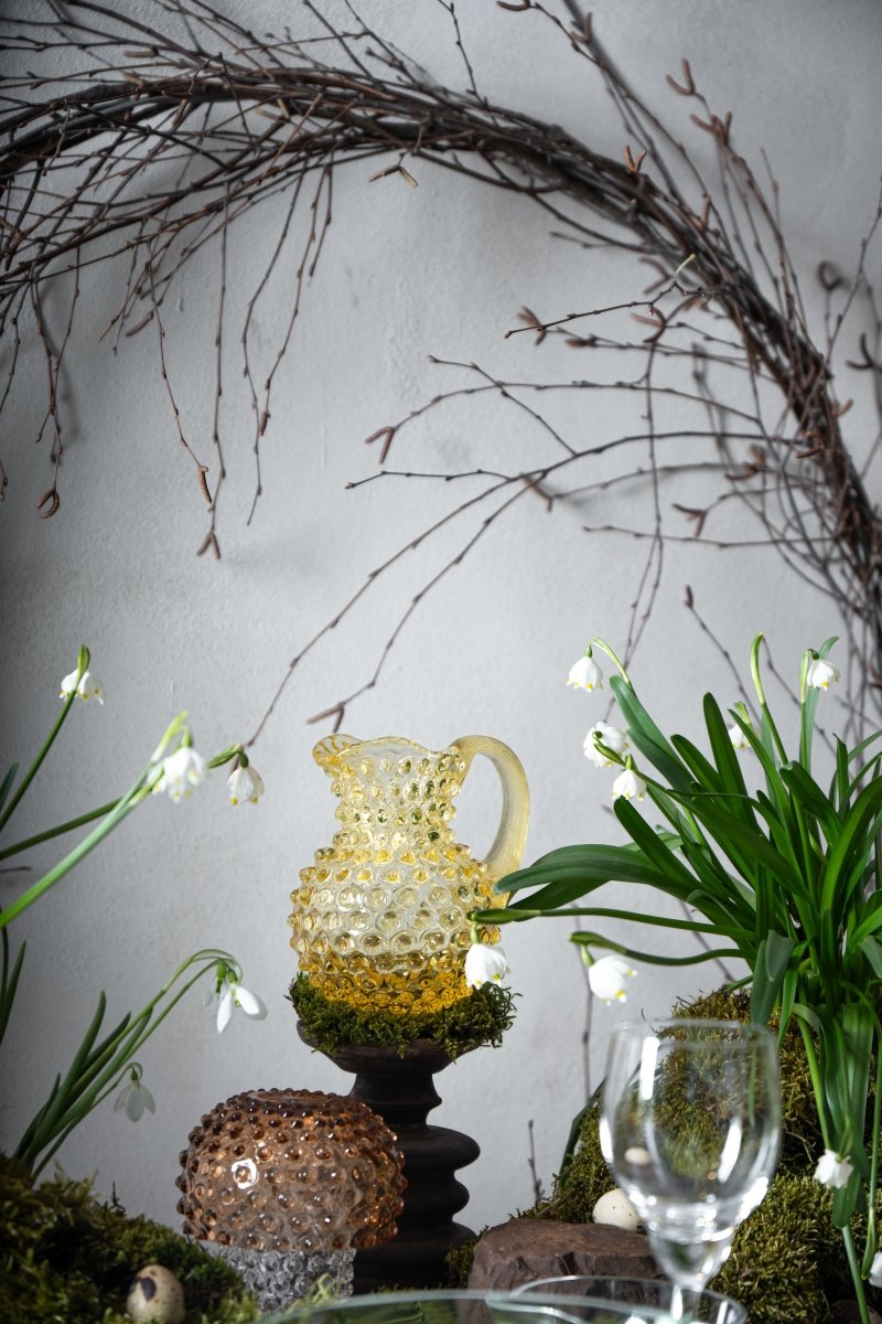 Citrine Hobnail Creamer Jug - KLIMCHI