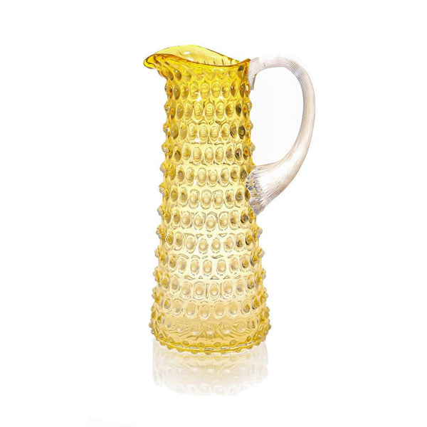 Underlay Amber Hobnail Jug Tall - KLIMCHI