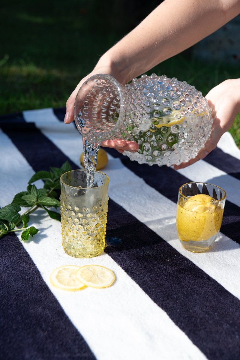 Crystal Hobnail Carafe - KLIMCHI