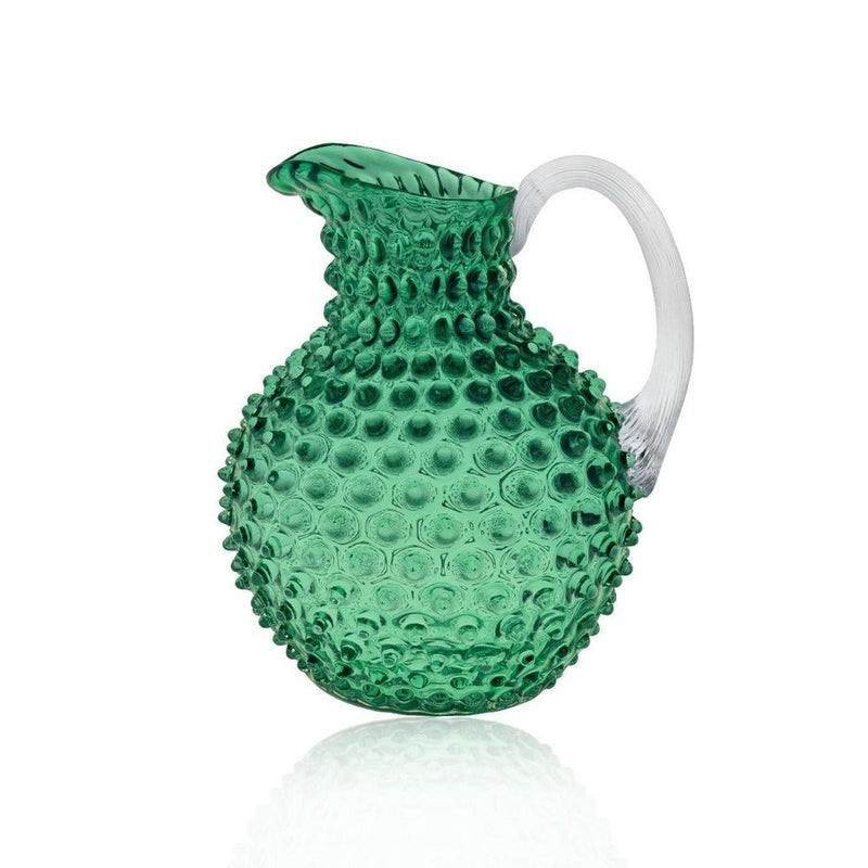 Underlay Dark Green Hobnail Jug - KLIMCHI