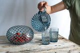 Misty Blue Hobnail Jug - KLIMCHI