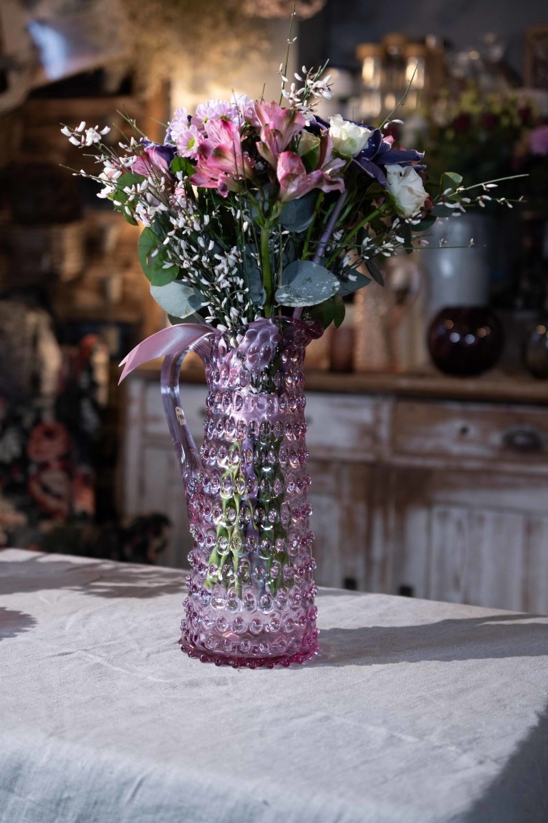 Lilac Hobnail Jug Tall - KLIMCHI