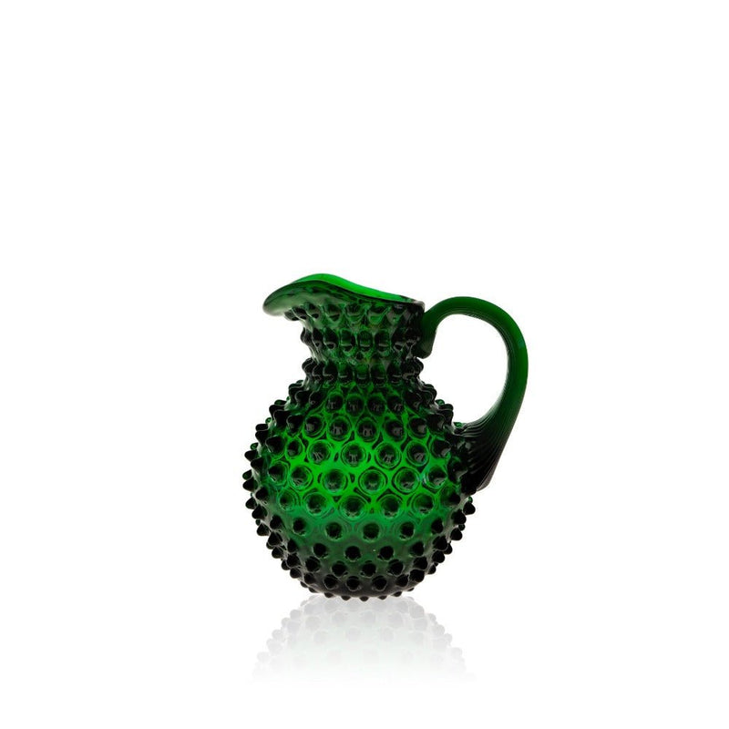 Dark Green Hobnail Jug Small - KLIMCHI