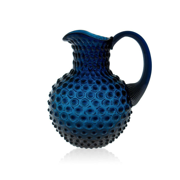 Royal Blue Hobnail Jug - KLIMCHI