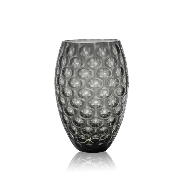 Grey Smoke Kugel Vase Tall - KLIMCHI