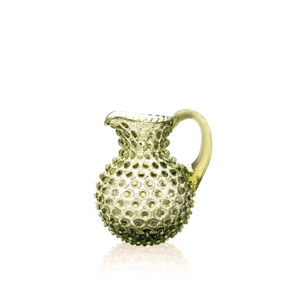 Olive Green Hobnail Jug Small - KLIMCHI