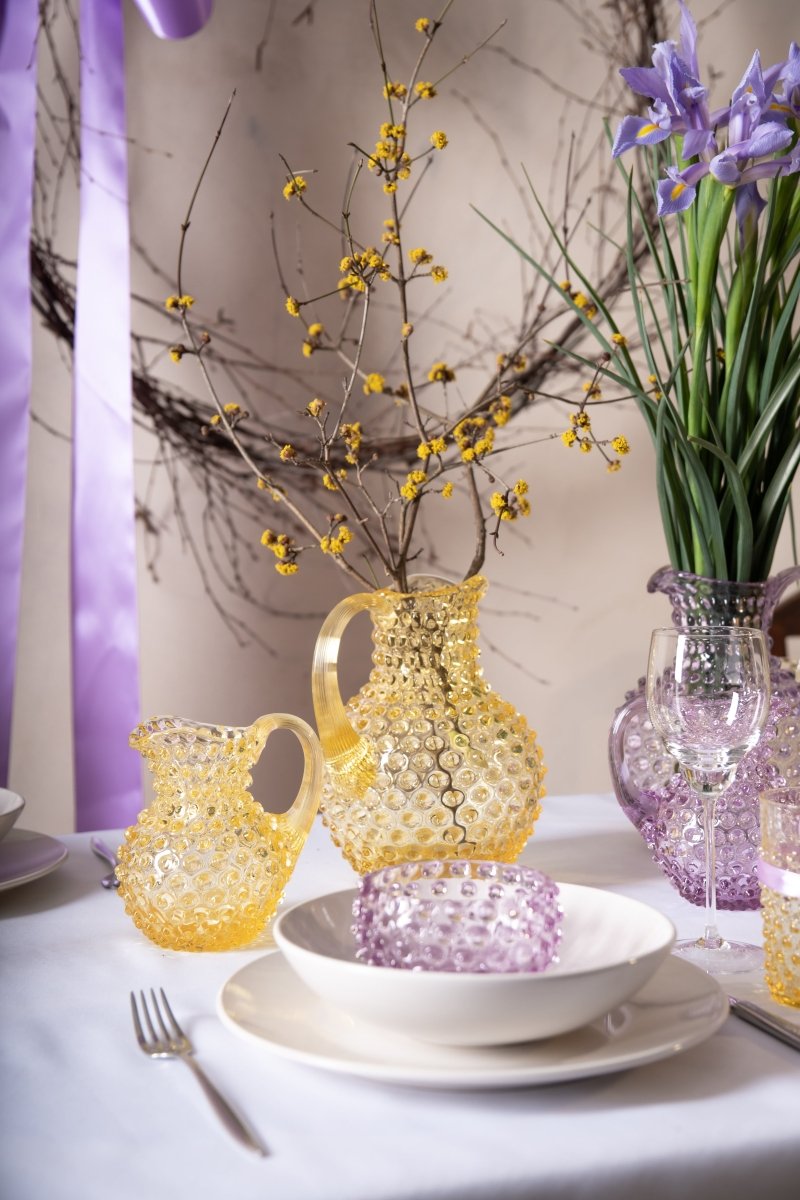 Citrine Hobnail Creamer Jug - KLIMCHI