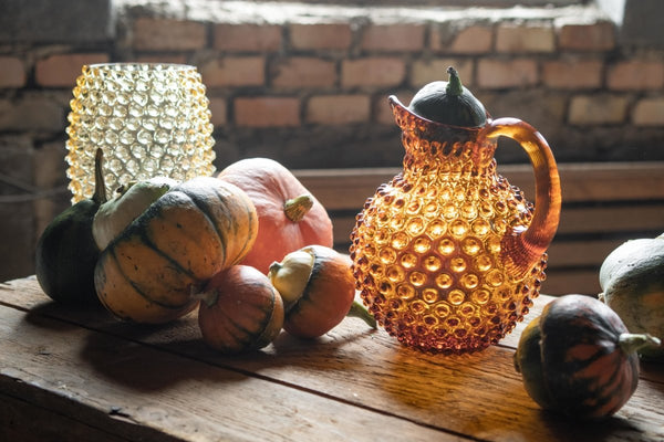 Amber Hobnail Jug - KLIMCHI