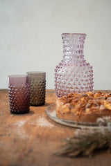 Lilac Hobnail Carafe - KLIMCHI