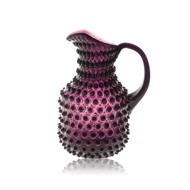 Violet Hobnail Square Jug - KLIMCHI