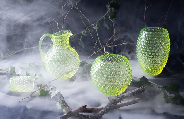 Neon Citrine Egg Hobnail Vase - KLIMCHI