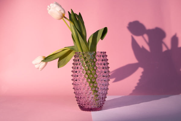 Lilac Egg Hobnail Vase - KLIMCHI