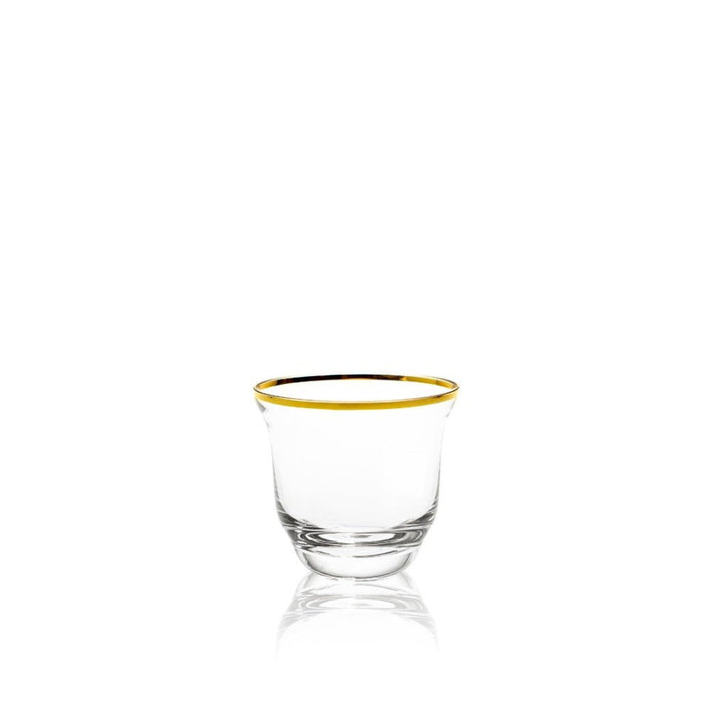 SHADOWS <br> GOLDEN LUX <br> Drinking Glass <br> (Set of 2) - KLIMCHI