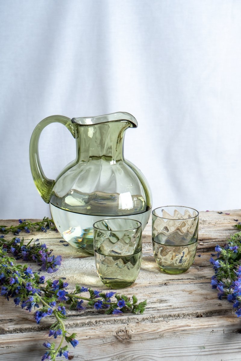 Olive Green Marika Jug - KLIMCHI