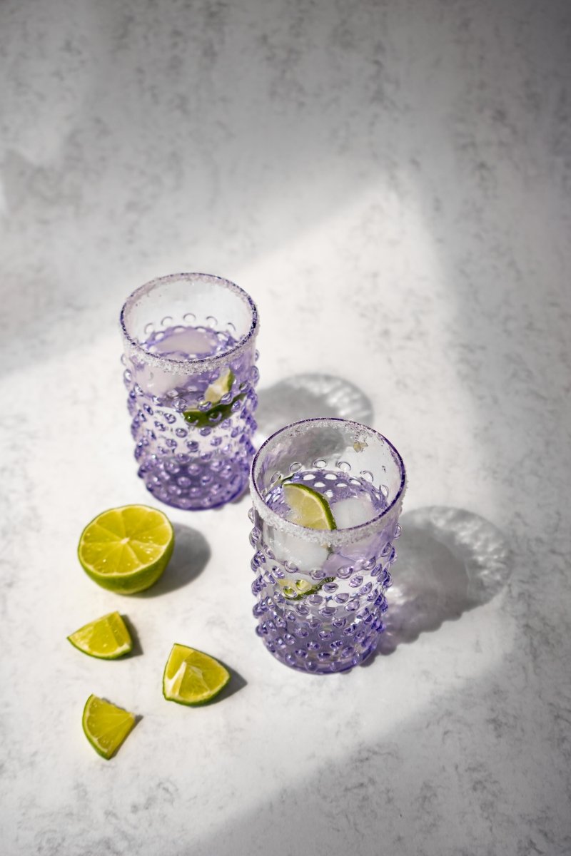 Lavender Hobnail Tumblers - KLIMCHI