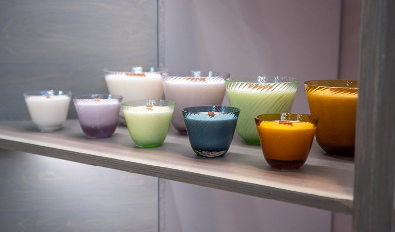 Small Candle Linea Japanese Plum - KLIMCHI