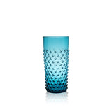 Aquamarine Hobnail Tumblers Tall - KLIMCHI