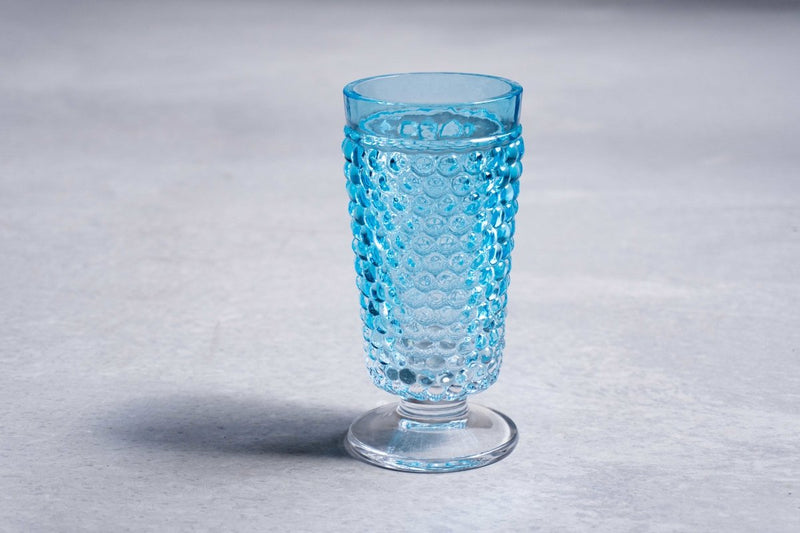 Underlay Azure Hobnail Goblet (set of 2 pieces) - KLIMCHI