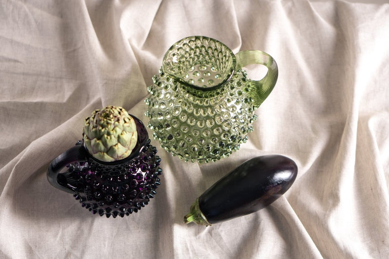 Violet Hobnail Jug Small - KLIMCHI