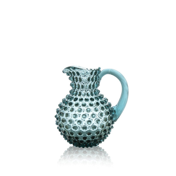 Misty Blue Hobnail Jug Small - KLIMCHI