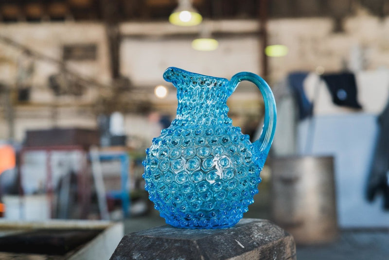 Azure Hobnail Jug - KLIMCHI