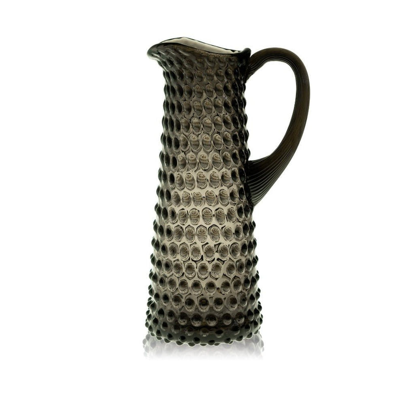 Black Smoke Hobnail Jug Tall - KLIMCHI