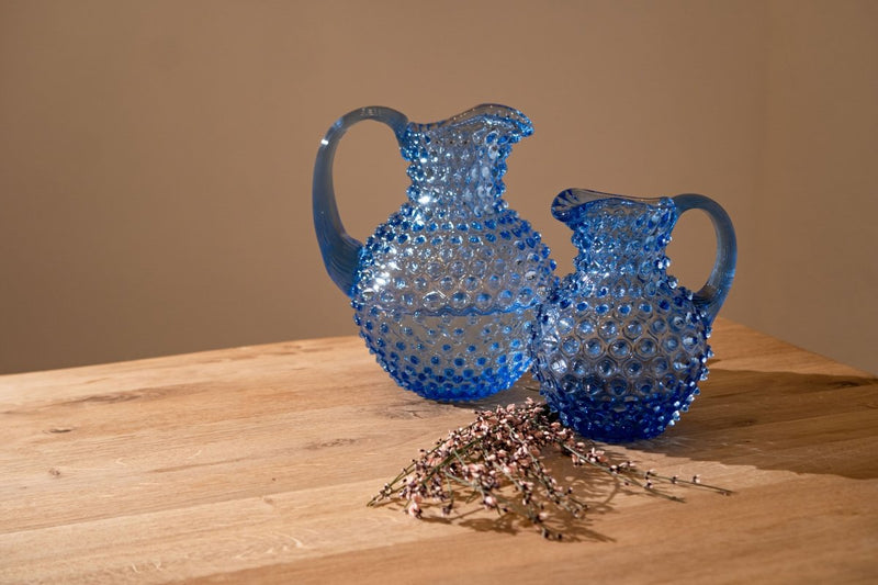 Light Blue Hobnail Jug Small - KLIMCHI