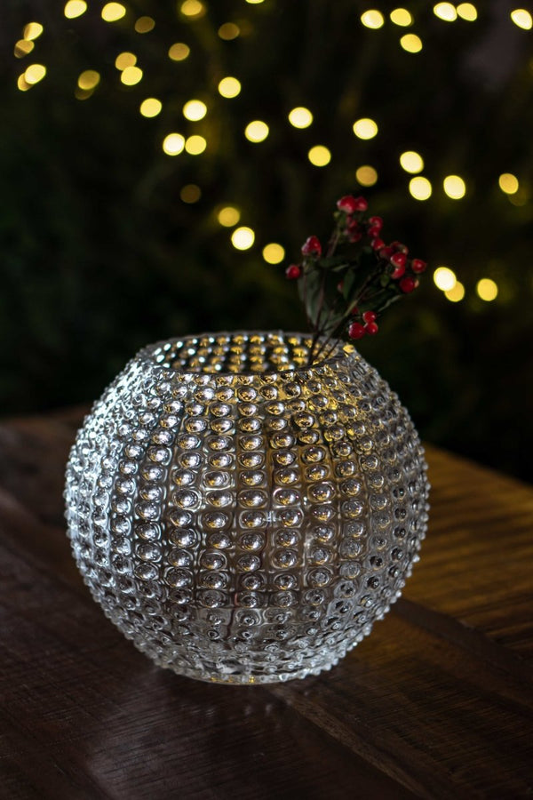 Crystal Hobnail Vase Large - KLIMCHI