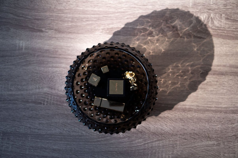 Black Smoke Hobnail Bowl - KLIMCHI