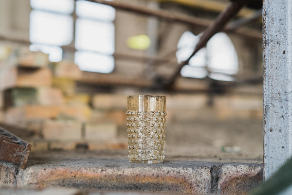 Underlay Amber Hobnail Tumblers - KLIMCHI