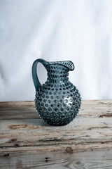 Misty Blue Hobnail Jug - KLIMCHI