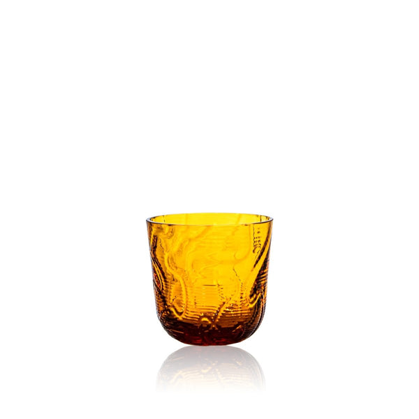 Crust Drinking Glasses in Amber (Set of 2) - KLIMCHI