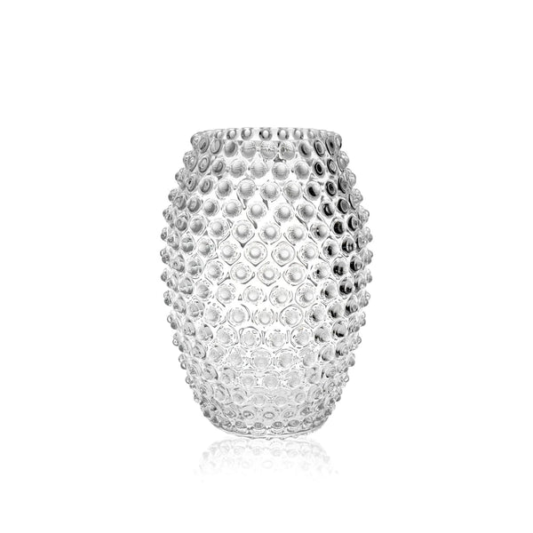 Crystal Egg Hobnail Vase - KLIMCHI