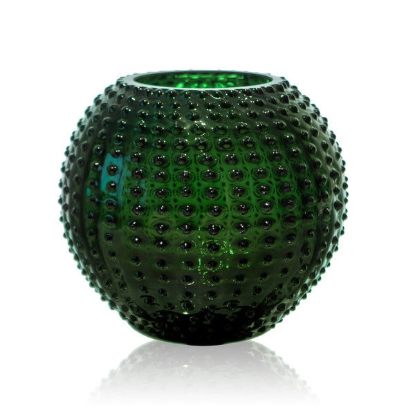 Dark Green Hobnail Vase Large - KLIMCHI