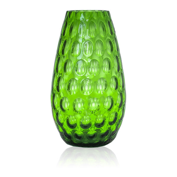 Dark Green Kugel Drop Vase Large - KLIMCHI
