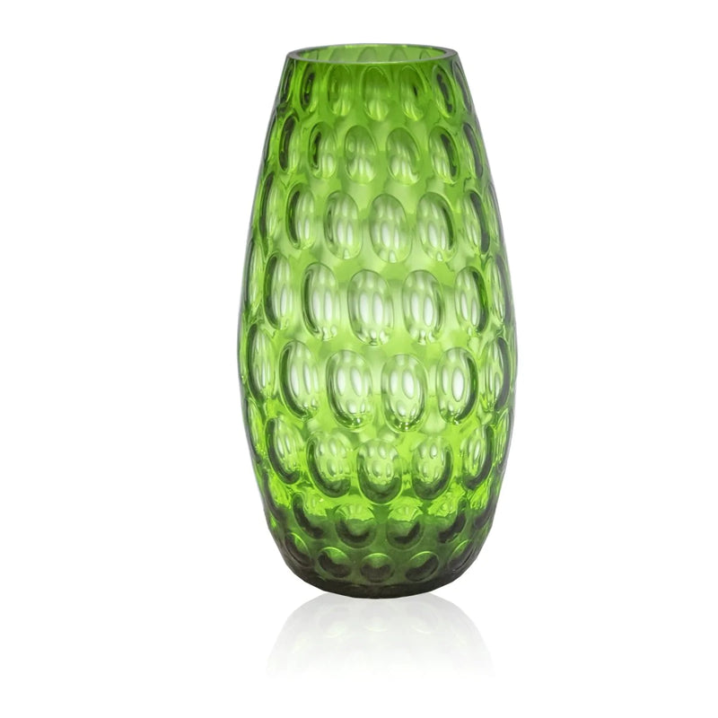 Dark Green Kugel Cone Vase Large - KLIMCHI